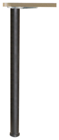 Pmi Prisma Adjustable Table Leg, Matte Black