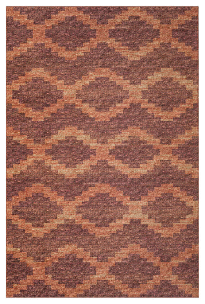 Indoor/Outdoor Sedona SN9 Spice Machine Washable 8' x 10' Rug