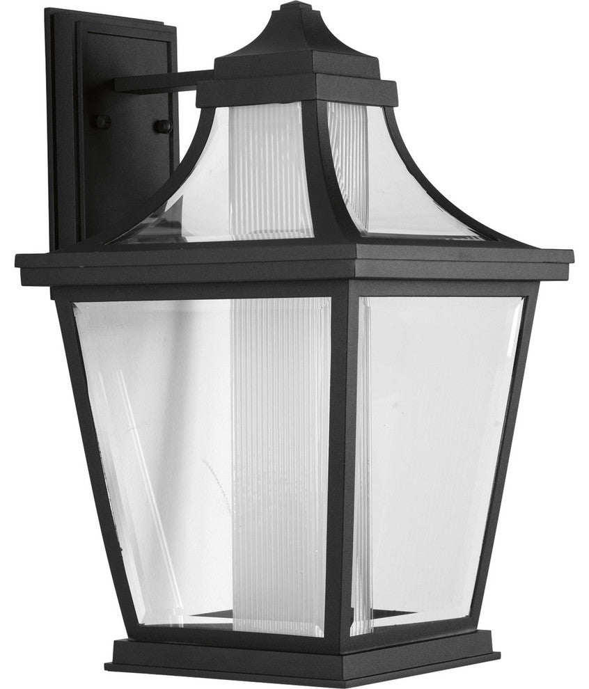 Progress Lighting 1-9W LED 3000K Outdoor Wall Lantern, Black
