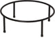 Small Round Stand, Black, 17"