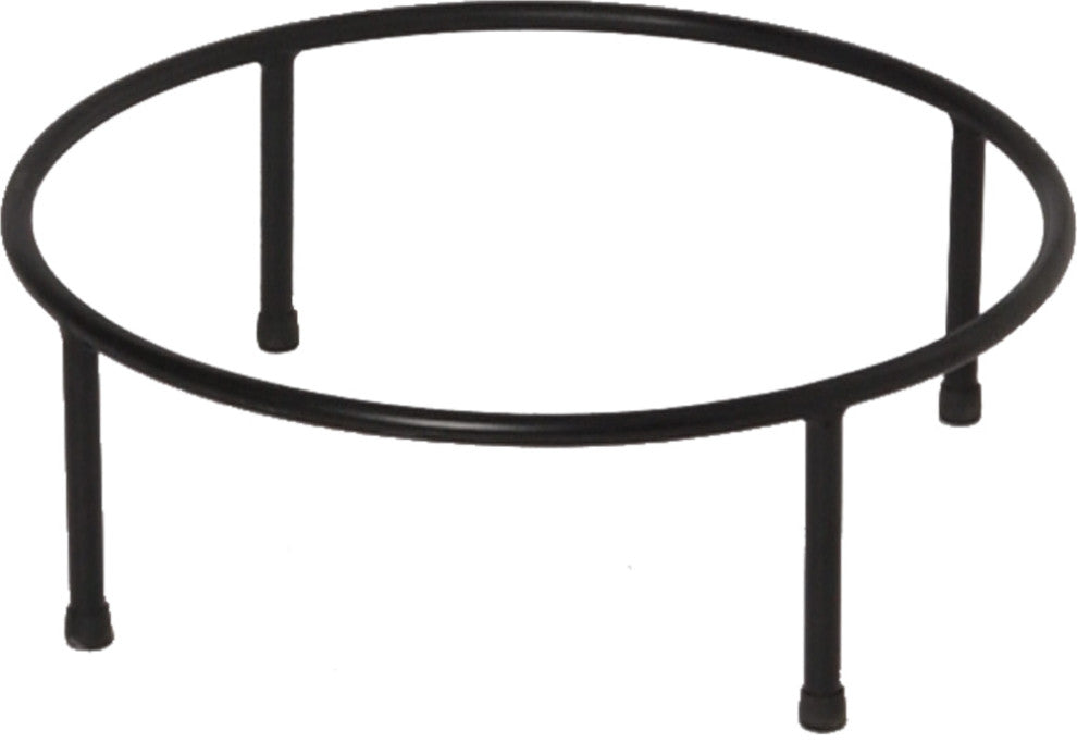 Small Round Stand, Black, 17"