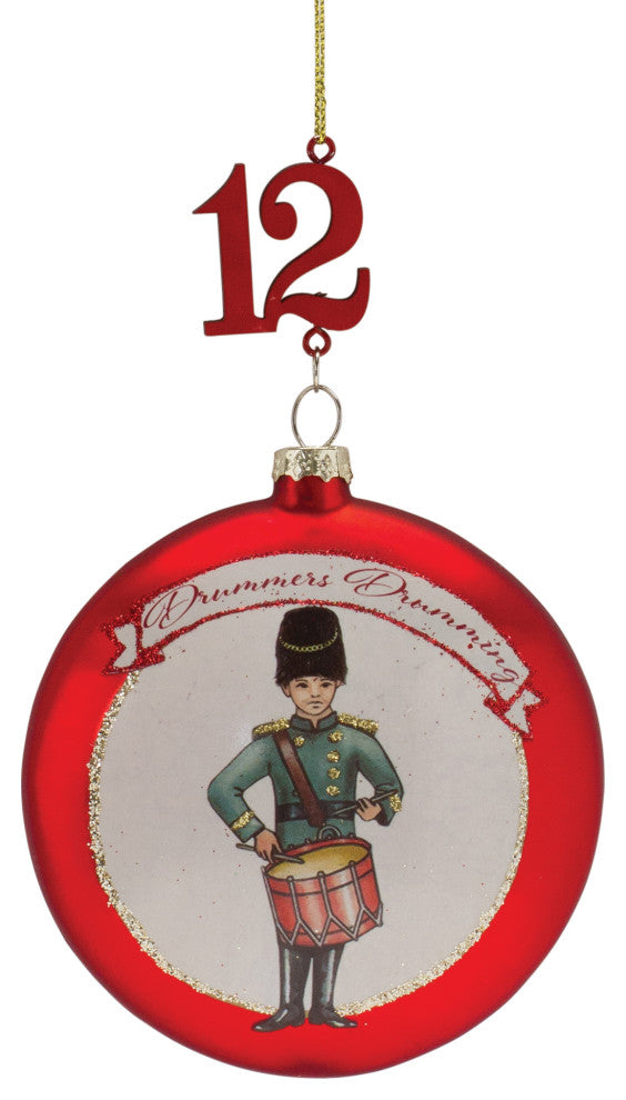 Twelve Days of Christmas Ornament, Set of 12