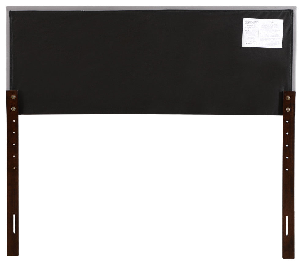 Novo 2 Headboard, Light Gray, Queen