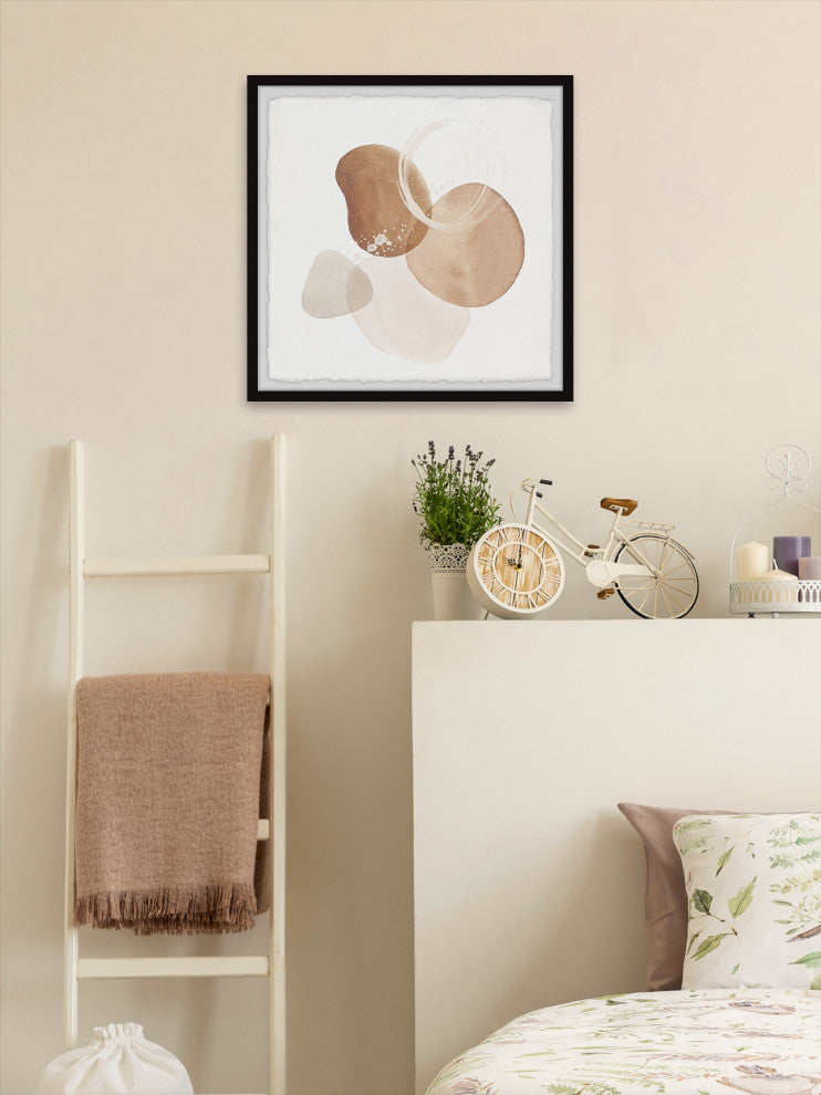 "Invincible Expression" Framed Painting Print, 24x24