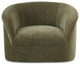 Thora Green Upholstery Lounge Chair