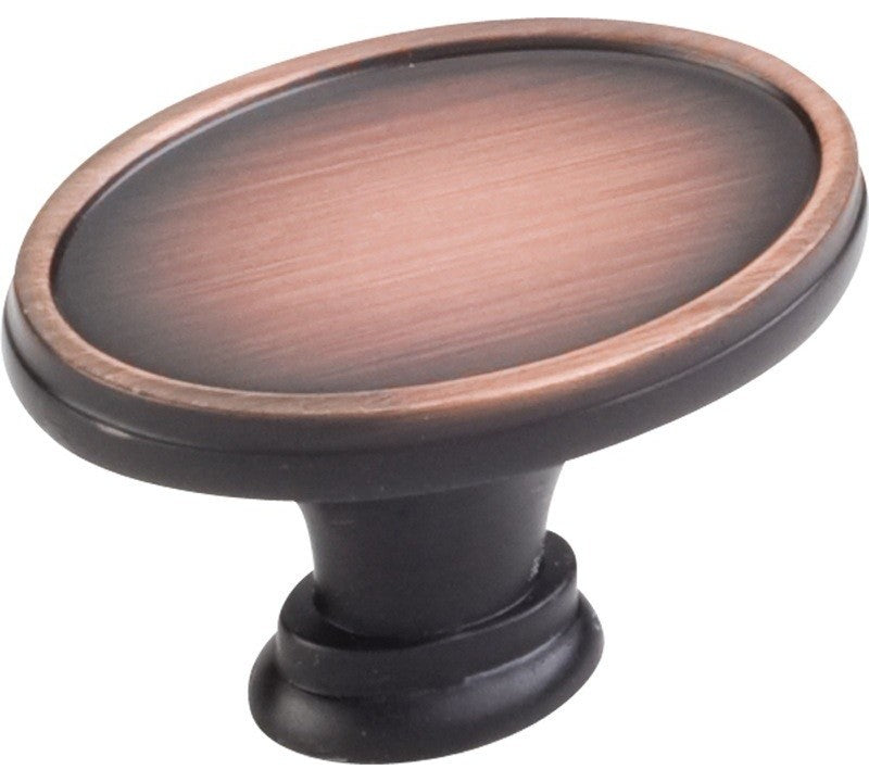 Jeffrey Alexander 1099DBAC Regency Plain Cabinet Knob, Brushed Oil Rubbed Bronze