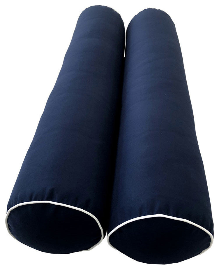 Style5 Full Contrast Pipe Outdoor Mattress Bolster Slip Cover COMPLETE SET AD101