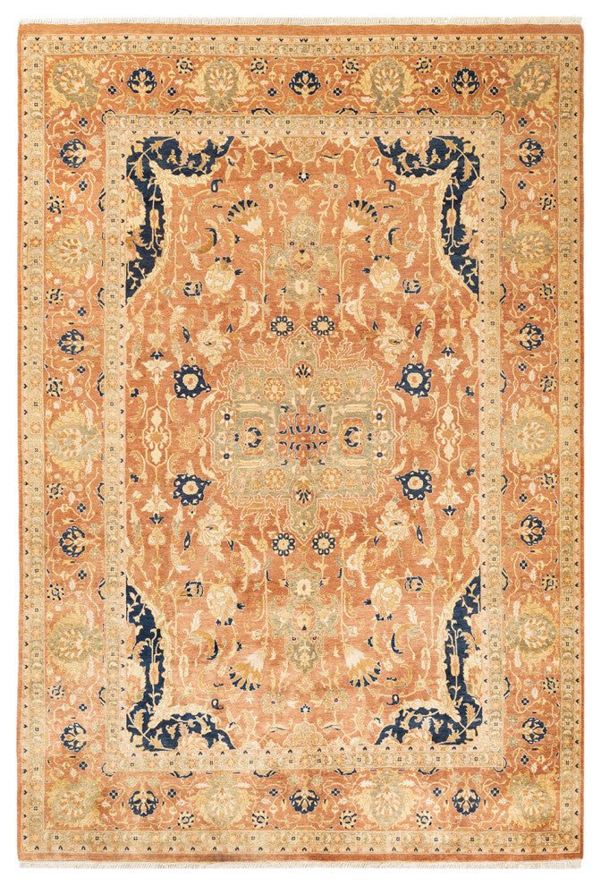 Mogul, One-of-a-Kind Hand-Knotted Area Rug Brown, 6'1"x8'10"