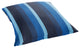 Sunbrella Preston Indigo Blue Stripe Outdoor Square Floor Pillow