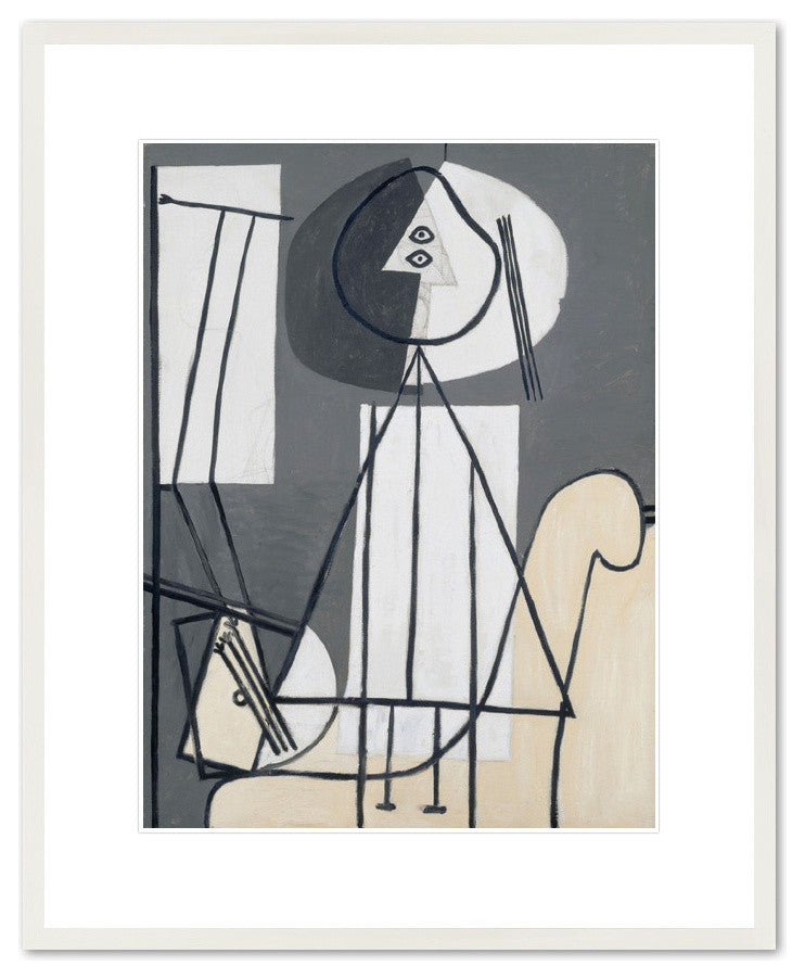 Femme a la palette et au chevalet (Woman with Palette and Easel)