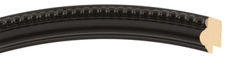 Liffey Framed Full Length Mirror, Peaks Cathedral, 23x47, Matte Black