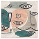 Belize Modern Handcrafted Fabric Pillow Cover, Single