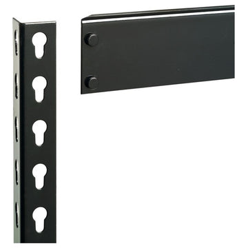 Iron Horse 3800 Riveted Metal Shelving 5-Shelf 24Dx48Wx84H Black