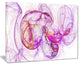 "Billowing Smoke Magenta" Abstract Digital Art Canvas Print