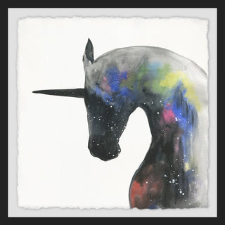 "Mystical Unicorn" Framed Painting Print, 32"x32"