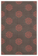 Rug N Carpet - Handmade Wool 6' 0'' x 8' 11'' Modern Design Dhurrie Kilim Rug