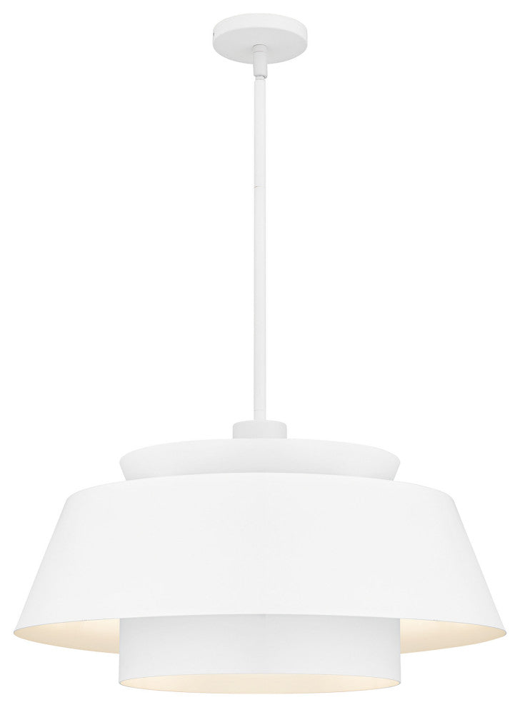 Quoizel LMI2824 Lumi 3 Light 24"W Pendant - Matte White