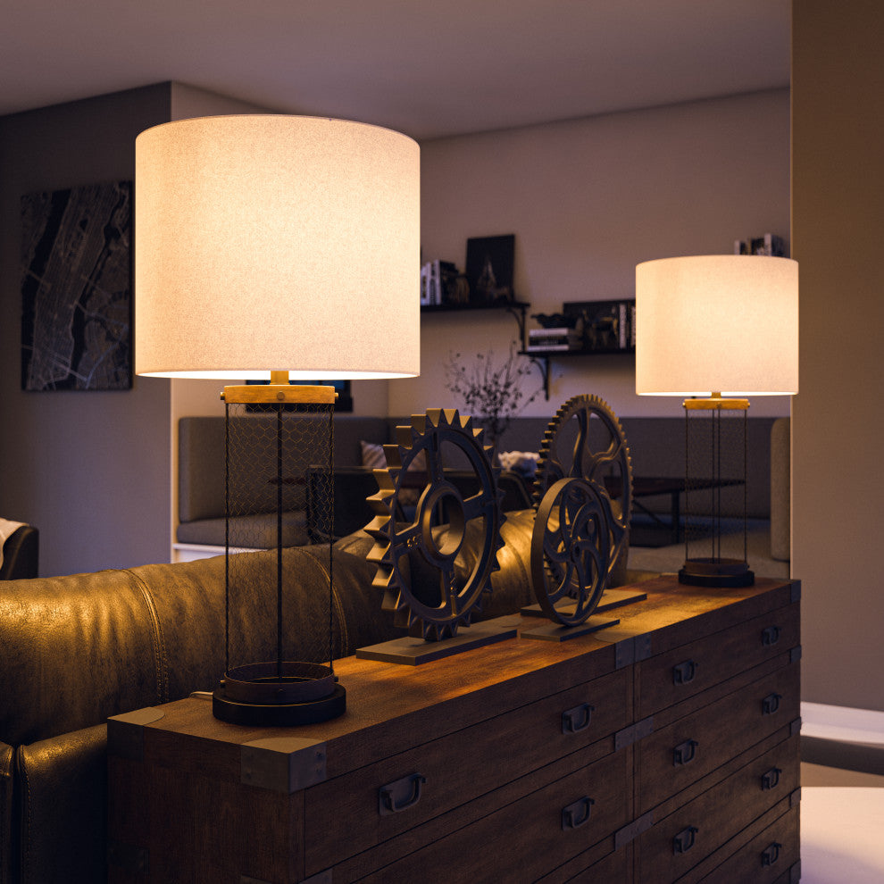 Kenroy 34264ORB 1-Light Table Lamp, Cozy