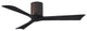 Matthews Fan, Irene-3H Ceiling Fan, Textured Bronze, 52-Inch, Matte Black Blades