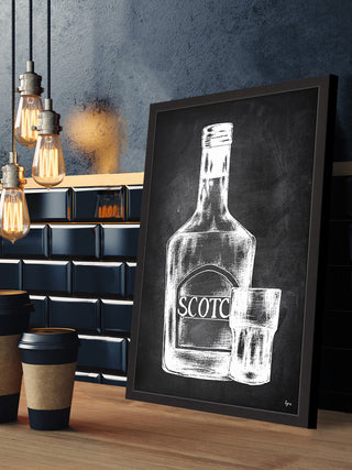 "Scotch It II" Framed Painting Print, 16"x24"