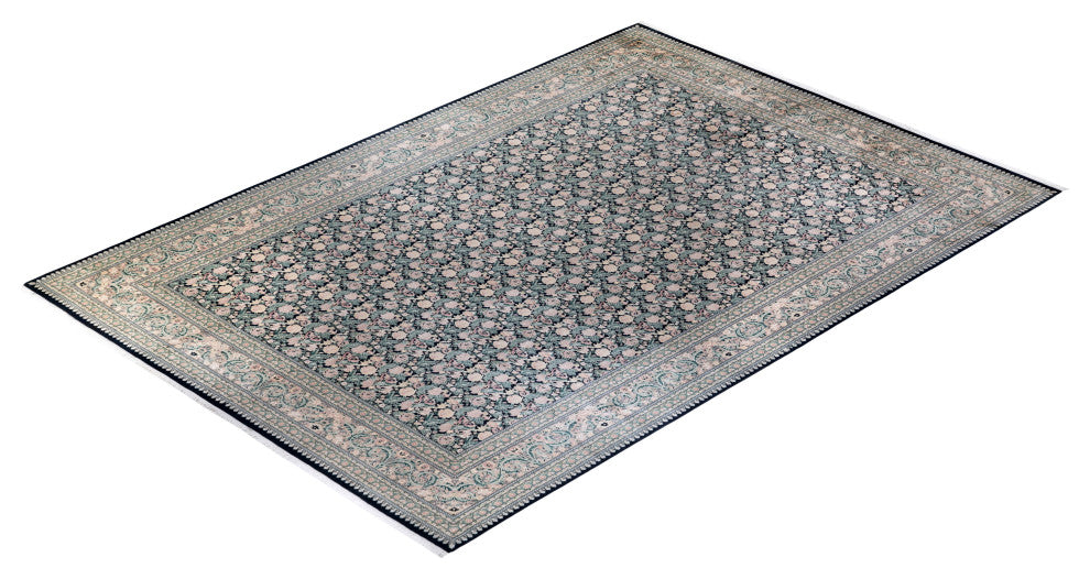 Mogul, One-of-a-Kind Hand-Knotted Area Rug Black, 12' 2" x 17' 5"