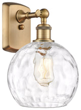 Innovations 516-1W-BB-G1215-8 1 Light Sconce, Brushed Brass