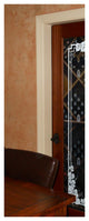 Wine Door - Vineyard Grapes Cascade - Primed - 28" x 80" - Knob on Right -...