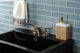 Kingston Brass KB952RXL Mini-Widespread Bathroom Faucet, Pop-Up Drain