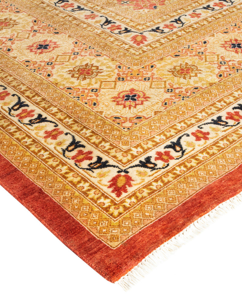 Mogul, One-of-a-Kind Hand-Knotted Area Rug Orange, 12' 2" x 17' 4"