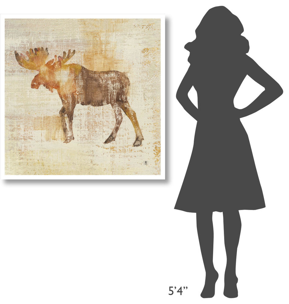 "Moose Study" Digital Paper Print by Studio Mousseau, 38"x38"