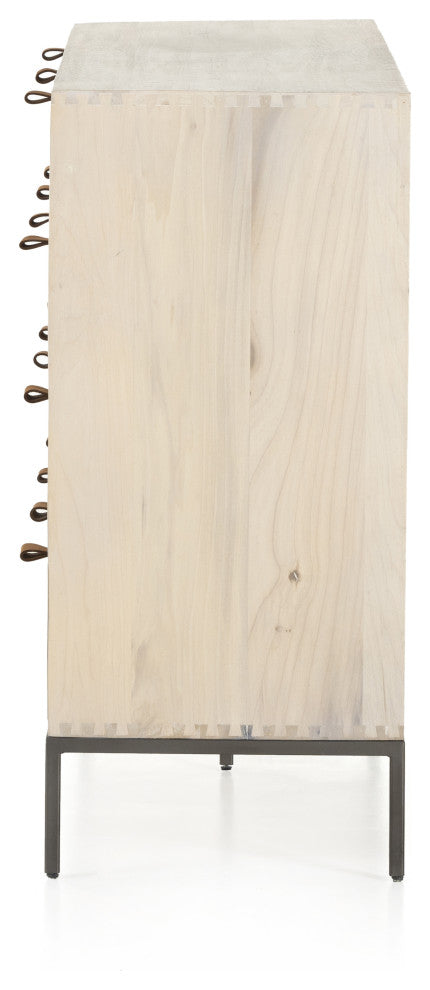 Trey 9 Drawer Dresser, Dove Poplar