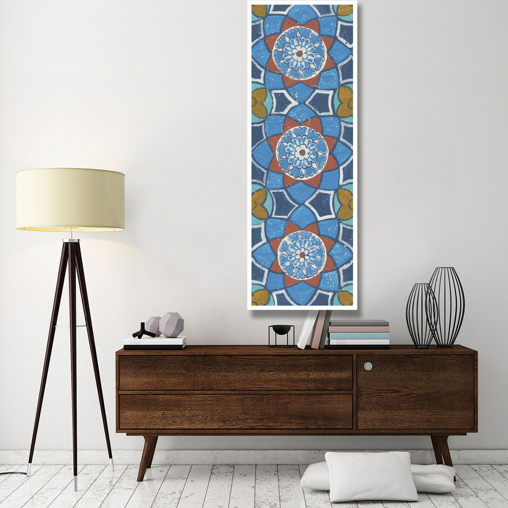 "Hex Tiles Panel II" Digital Paper Print by Kathrine Lovell, 26"x74"