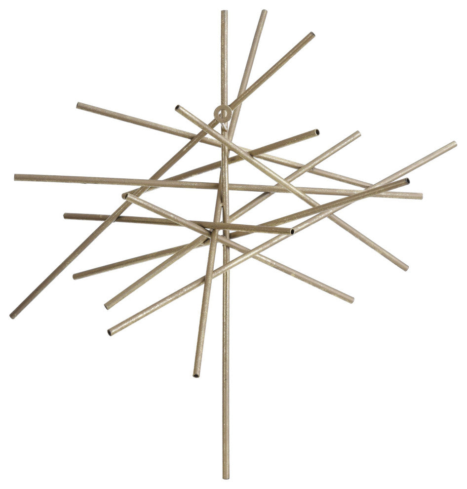 Triton Metal Art Gold Gold Finish On Metal Wall Sculpture