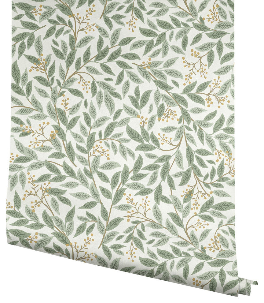 Willowberry Sage Wallpaper