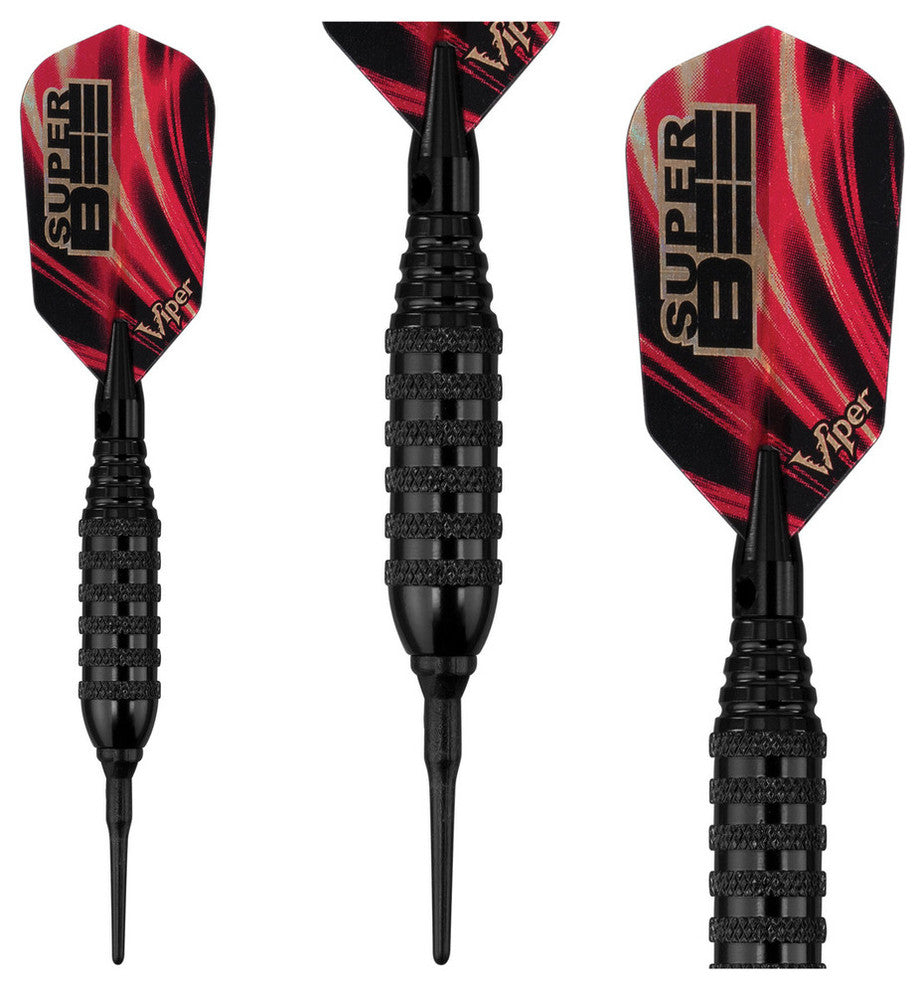 Viper Super Bee Black Soft Tip Darts, 16 Grams