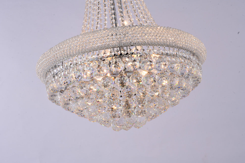 Bethel International BET13CH 14 Light Chandelier, Chrome