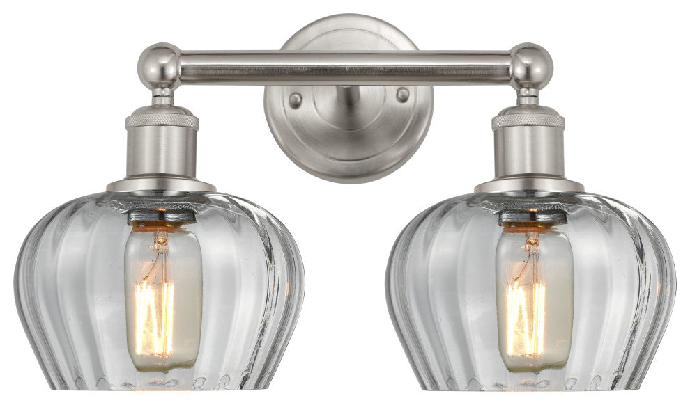 Innovations 616-2W-SN-G92 2 Light 15.5" Bath Vanity Light, Brushed Satin Nickel