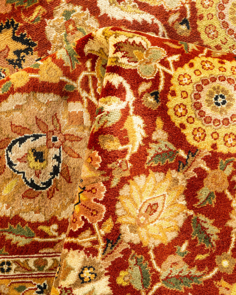 Mogul, One-of-a-Kind Hand-Knotted Area Rug Orange, 8' 3" x 10' 7"