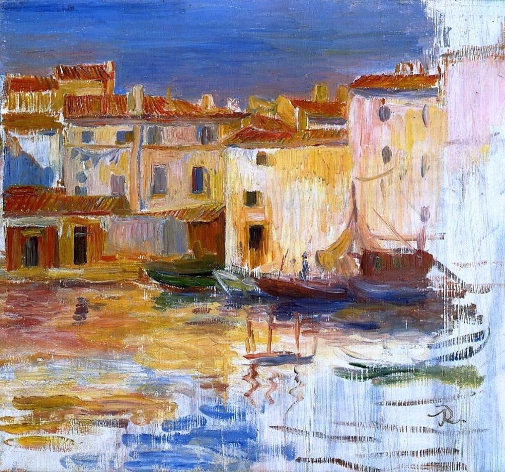 Pierre Auguste Renoir The Port of Martigues, 20"x20" Gallery Wrapped Canvas