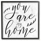 You Are My Home, 12"x12", Framed Giclee Texturized Art