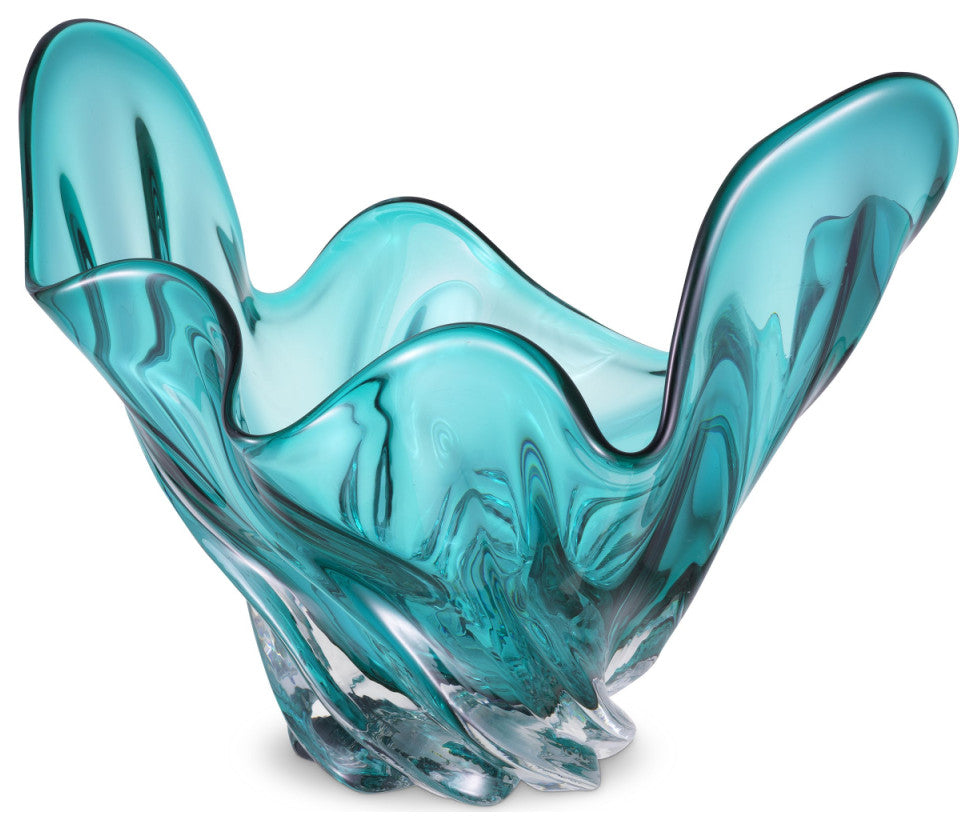 Turquoise Hand-Blown Bowl | Eichholtz Ace