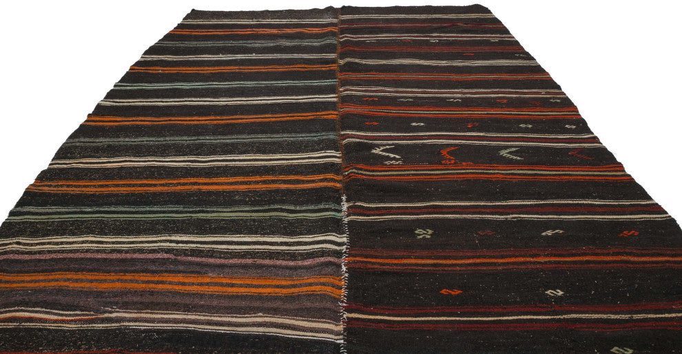 Vintage Anatolian Kilim Rug 7' 9" x 11' 3", 93 in. x 135 in.