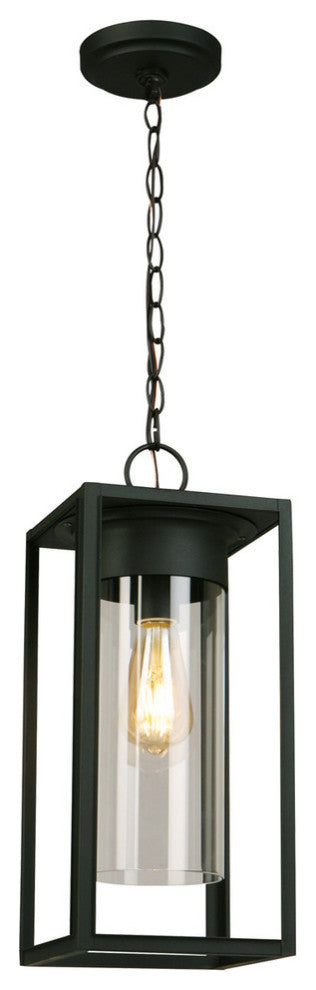 Walker Hill One Light Outdoor Suspension Matte Black - Thumbnail 4