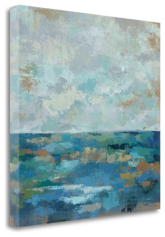 "Seascape Sketches I" By Silvia Vassileva, Giclee Print on Gallery Wrap Canvas
