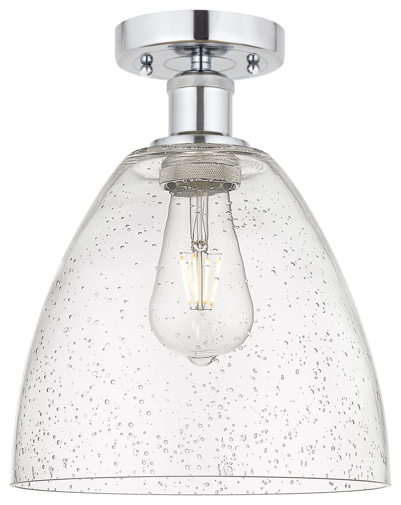 Innovations 616-1F-PC-GBD-94 1 Light Semi-Flush Mount, Polished Chrome