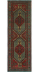 Fine Vintage Distressed Gulshane Red/Beige Runner, 3'6x11'0