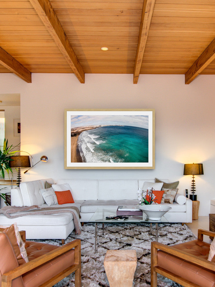 "Wave After Wave" Framed Print by Karolis Janulis