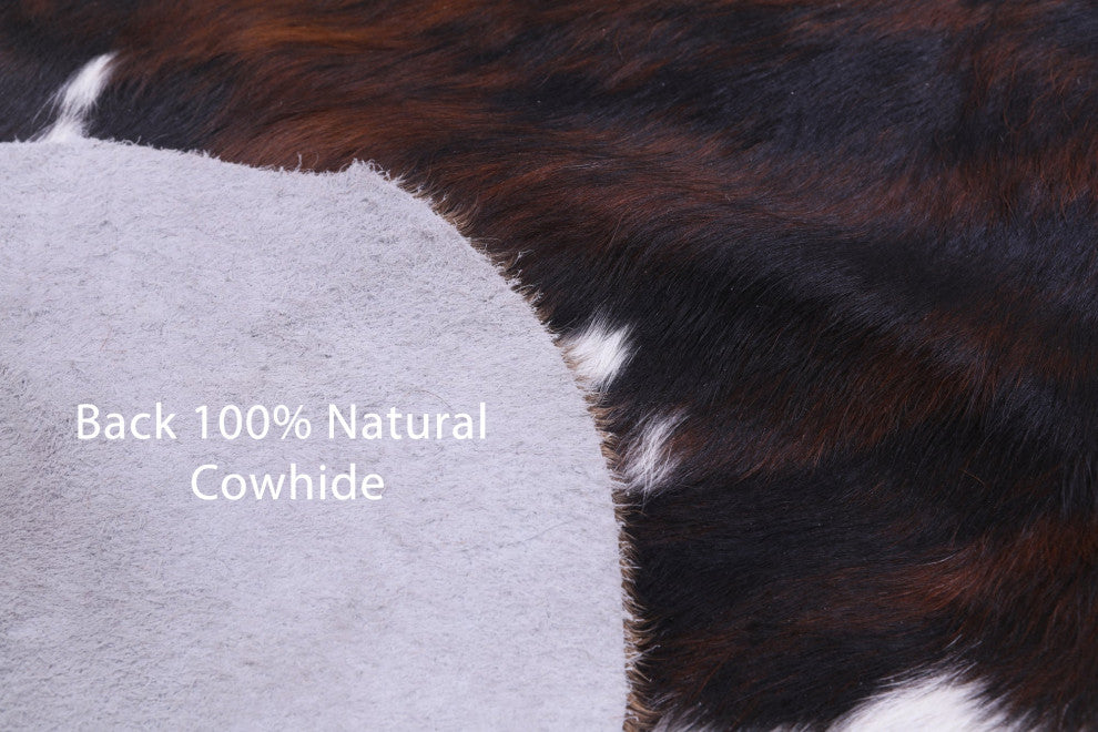 6' 4" X 6' 11" Natural Cowhide Rug C1881