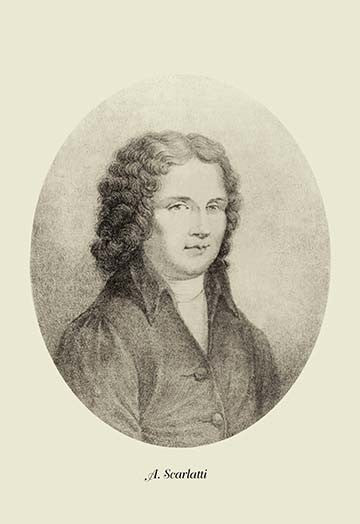 A. Scarlatti - Gallery Wrapped Canvas Art 28" x 42"