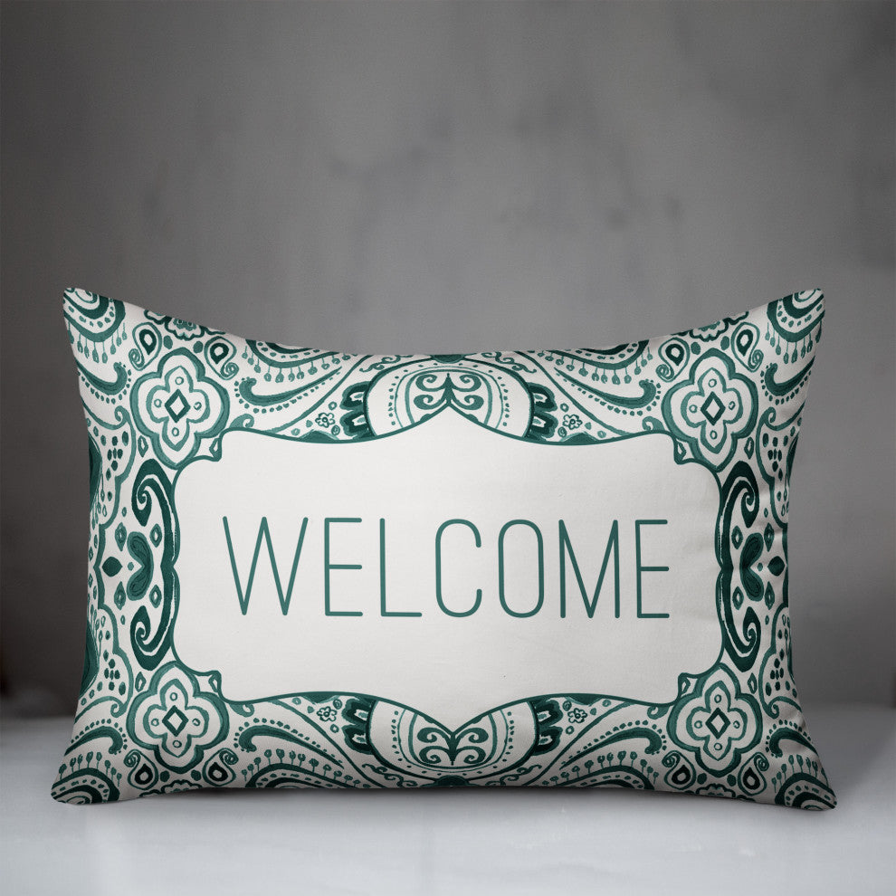 Welcome 14x20 Indoor / Outdoor Pillow